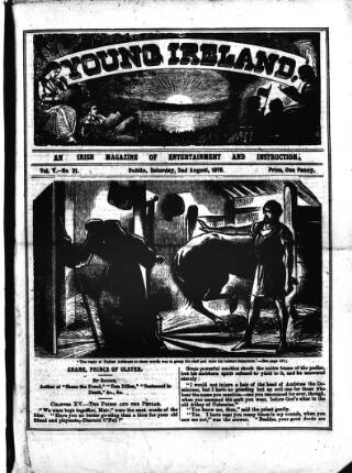 cover page of Irish Emerald published on August 2, 1879