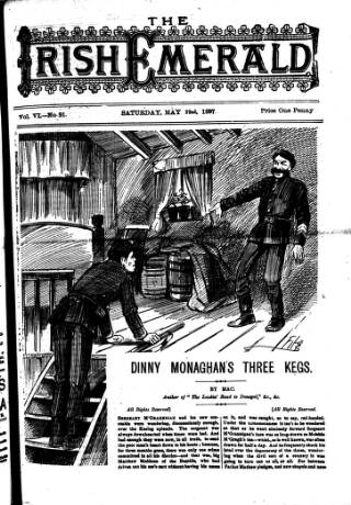 cover page of Irish Emerald published on May 22, 1897