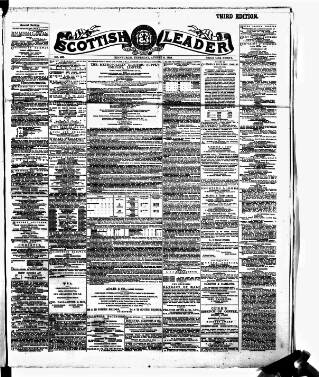 cover page of Scottish Leader published on August 2, 1888