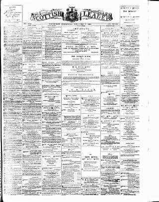 cover page of Scottish Leader published on November 2, 1892