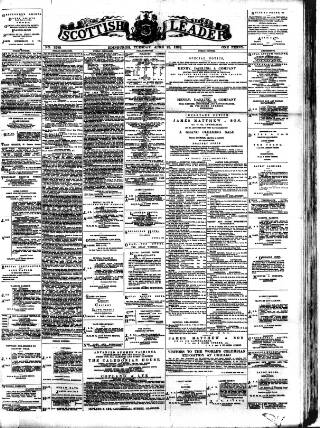 cover page of Scottish Leader published on June 13, 1893