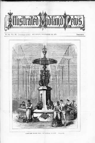cover page of Illustrated Midland News published on November 26, 1870
