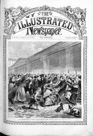 cover page of Illustrated Newspaper published on June 17, 1871