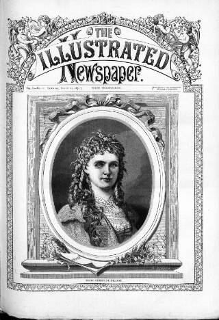 cover page of Illustrated Newspaper published on August 12, 1871