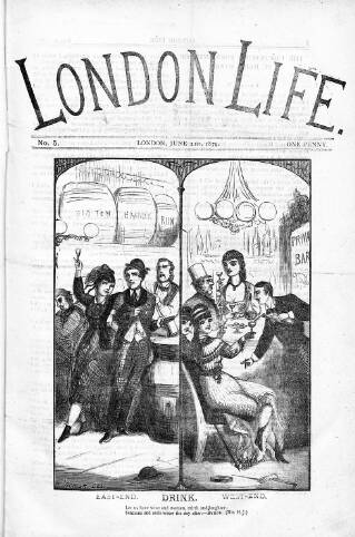 cover page of London Life 1879 published on June 21, 1879