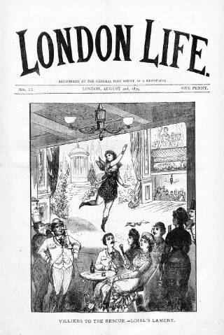 cover page of London Life 1879 published on August 2, 1879