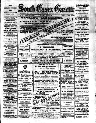 cover page of West Ham and South Essex Mail published on June 13, 1891