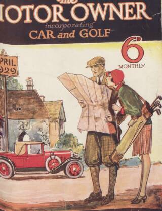 cover page of Motor Owner published on April 1, 1929