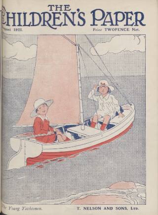 cover page of Children's Paper published on August 1, 1921