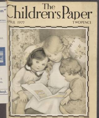 cover page of Children's Paper published on April 1, 1922