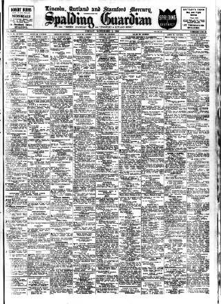 cover page of Spalding Guardian published on November 2, 1951