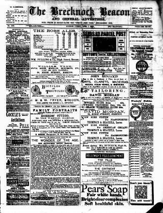 cover page of Brecknock Beacon published on April 1, 1887