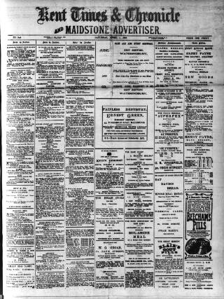 cover page of Kent Times published on April 1, 1905