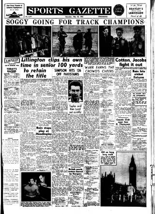 cover page of Football Gazette (South Shields) published on May 22, 1954