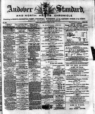 cover page of Andover Chronicle published on May 22, 1885