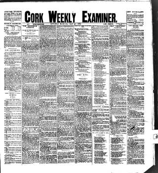 cover page of Cork Weekly Examiner published on May 22, 1897