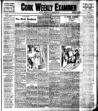 cover page of Cork Weekly Examiner published on April 1, 1911