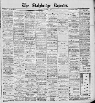 cover page of Stalybridge Reporter published on August 2, 1902