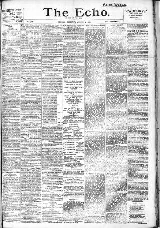 cover page of Echo (London) published on August 2, 1894
