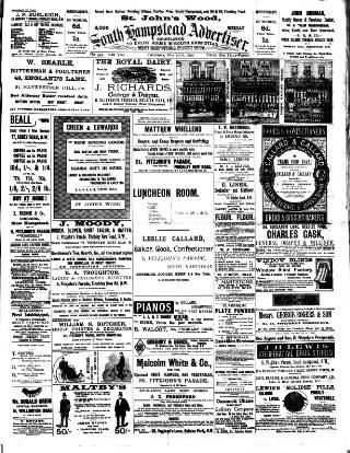 cover page of Hampstead News published on May 22, 1890