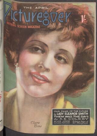 cover page of Picturegoer published on April 1, 1928
