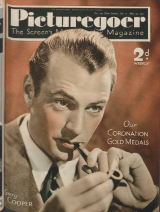 cover page of Picturegoer published on May 22, 1937