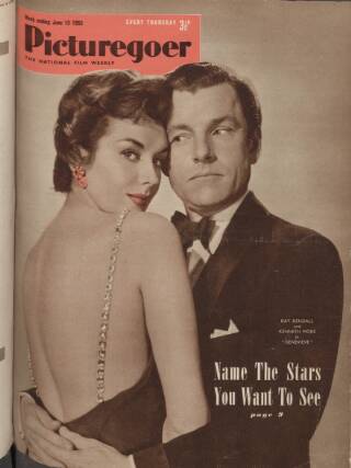 cover page of Picturegoer published on June 13, 1953