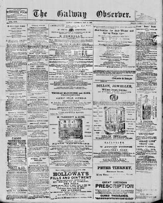 cover page of Galway Observer published on May 22, 1897