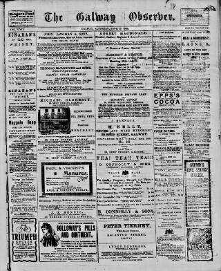 cover page of Galway Observer published on June 13, 1903