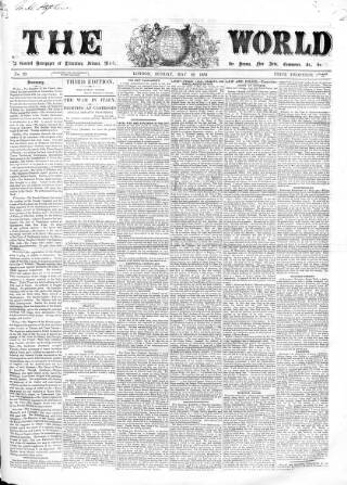 cover page of World (London) published on May 22, 1859