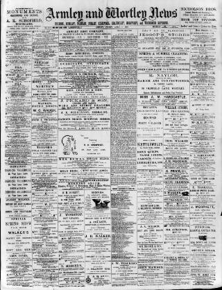 cover page of Armley and Wortley News published on April 1, 1898