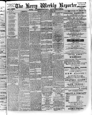 cover page of Kerry Reporter published on June 13, 1885