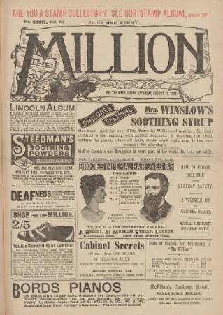 cover page of Million published on August 18, 1894