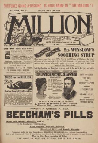 cover page of Million published on September 8, 1894
