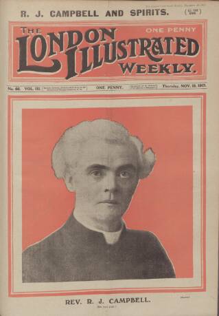 cover page of War Pictures Weekly and the London Illustrated Weekly published on November 18, 1915