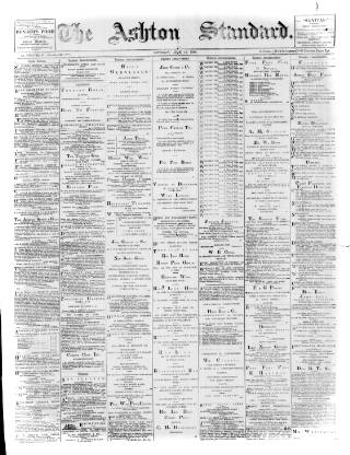 cover page of Ashton Standard published on June 13, 1896