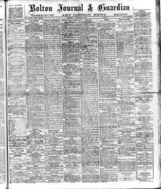 cover page of Bolton Journal & Guardian published on June 29, 1917