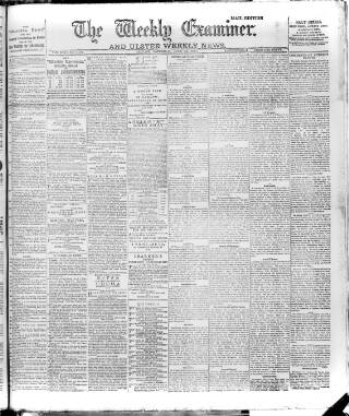 cover page of Weekly Examiner (Belfast) published on June 13, 1891