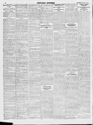 cover page of Croydon Express published on June 13, 1914