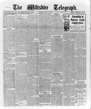 cover page of Wiltshire Telegraph published on May 22, 1915