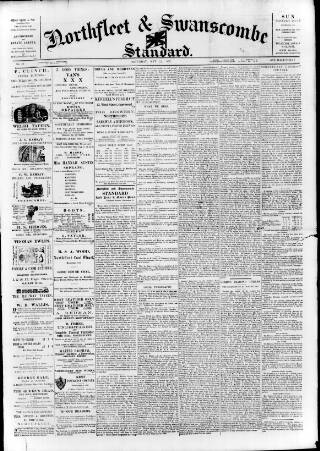 cover page of Northfleet and Swanscombe Standard published on May 22, 1897