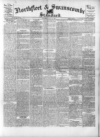 cover page of Northfleet and Swanscombe Standard published on June 13, 1903