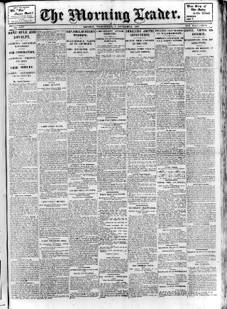 cover page of Morning Leader published on November 2, 1910