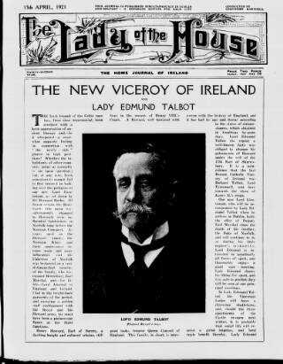 cover page of Lady of the House published on April 15, 1921