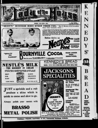 cover page of Lady of the House published on April 14, 1923