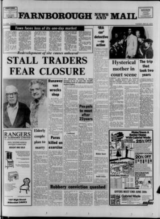 cover page of Farnborough News published on May 22, 1979