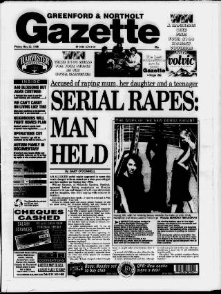 cover page of Greenford & Northolt Gazette published on May 22, 1998