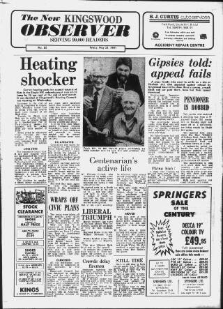 cover page of New Observer (Bristol) published on May 22, 1981
