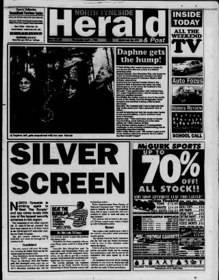 cover page of North Tyneside Herald & Post published on April 1, 1998