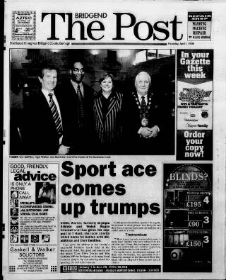 cover page of Bridgend & Ogwr Herald & Post published on April 1, 1999